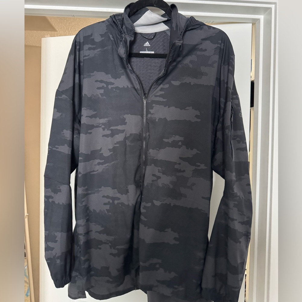 adidas Black Camo Windbreaker